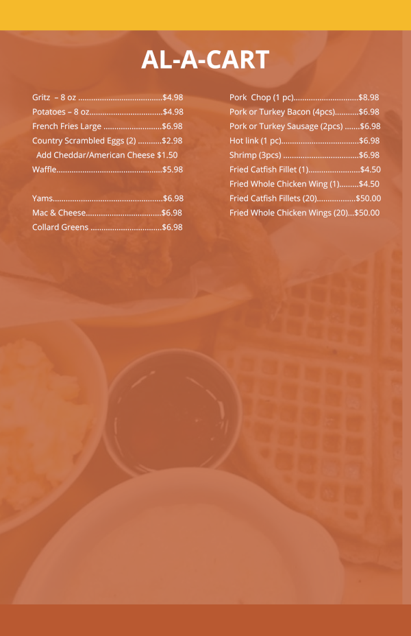 Menu Page 4